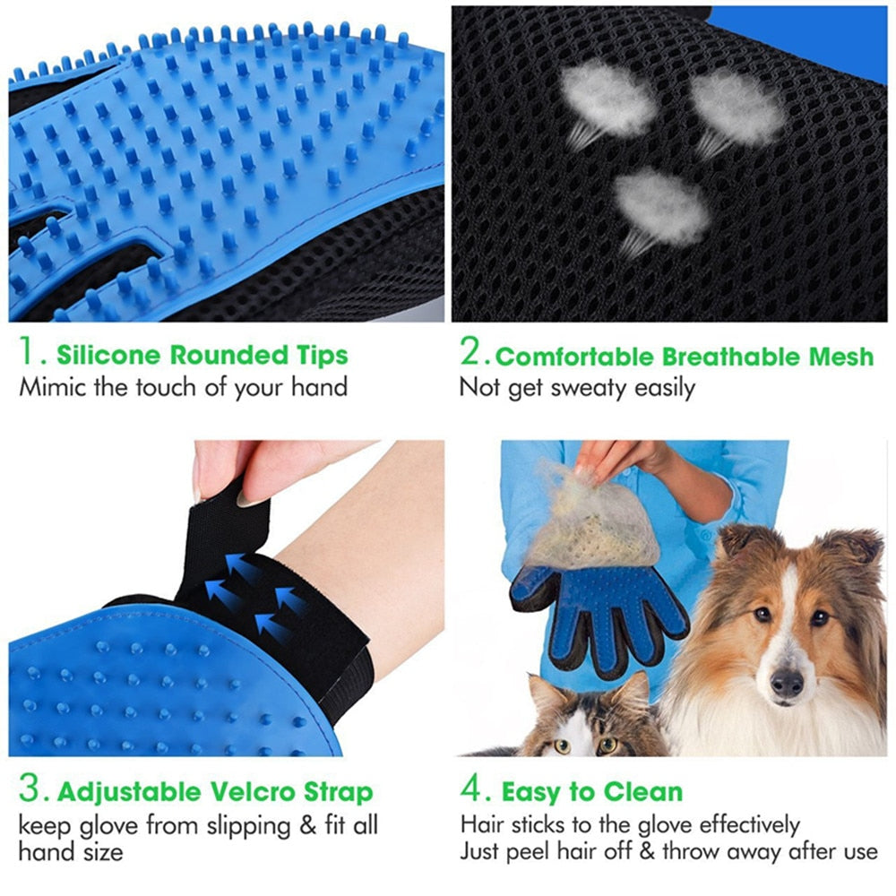 Grooming - Dog and Cat Easy To Use Grooming Glove – Rewild 4 Paws